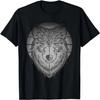 Wolf Moon Artwork Forest Animal Predator Wildlife Nature T-Shirt