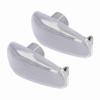 2PCS Side Turn Signal Light Lens with Gaskets Replacement for DODGE SPRINTER 2500 3500 2003‑2006White