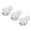 Hose Drain Plug Connector, Replacement 10184 for Round Swimming Pool, Garden Adapter with High Reliability, Compatibility, Plastic Material, Thread