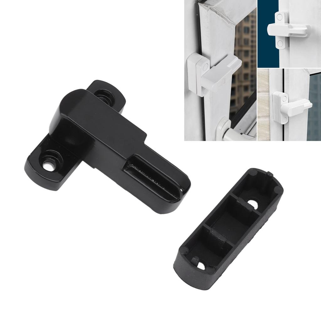 Window Sash Lock Aluminum Alloy T Type Sliding Window Child Proof Lock for Home Security