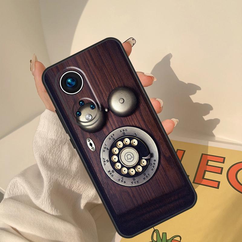 

Retro rotary dial telephone Case For Honor Magic 7 Lite 5 6 8 Pro Cover For Honor 200 400 50 70 90 X8a X8b X9a X9b X9c Honor 90 Lite