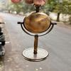 Antique Brass Pocket Watch Desk Clock  Roman Numeral Table Decor