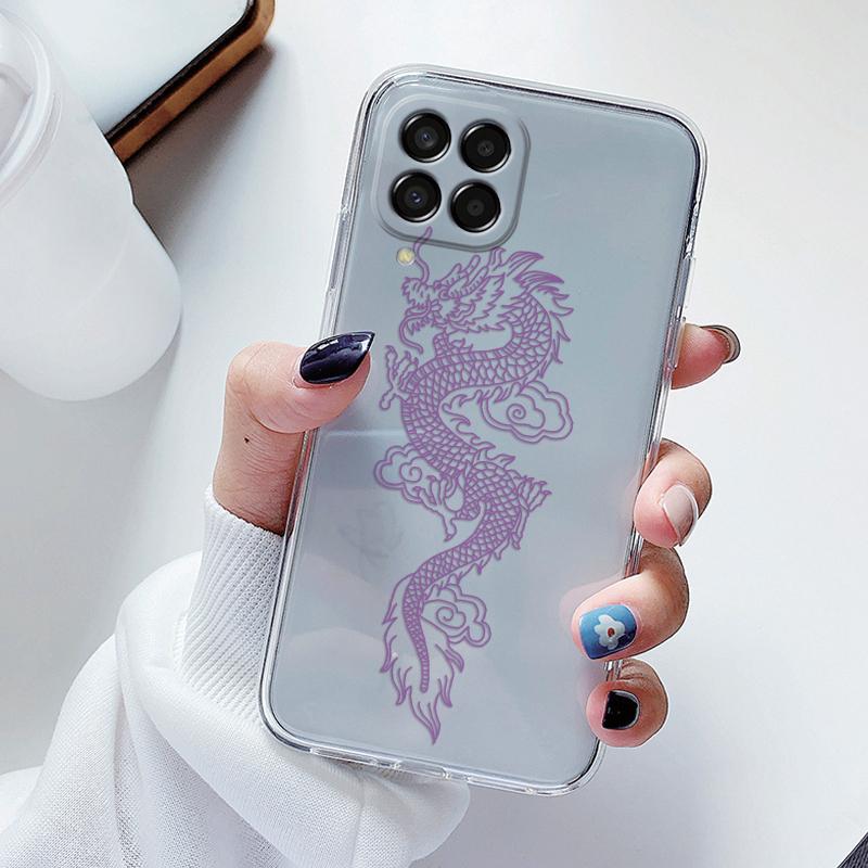 

Для Samsung Galaxy M33 M53 5G Милий Мультяшний Ведмедик Пара Чохол для Телефону Ударостійкий Силіконовий М який Чохол Для Samsung M 33 Funda Прозорий Samsung M33 5G