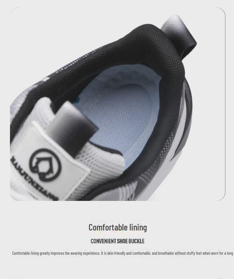 2024 Men's Breathable Mesh Sneakers - Thick-Soled, All-Match Running Shoes for Teens