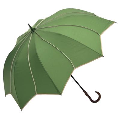 Μεγάλο Λουλούδι Μακρύ Δύσκολο να Αποκτηθεί Σωληνάριο [Σινοουαζερία Μοντέρνο] Ομπρέλα, Γυναικεία, Μοτίβο, Ομπρέλα, Βαθύς, Βρεγμένος, (Πράσινος)