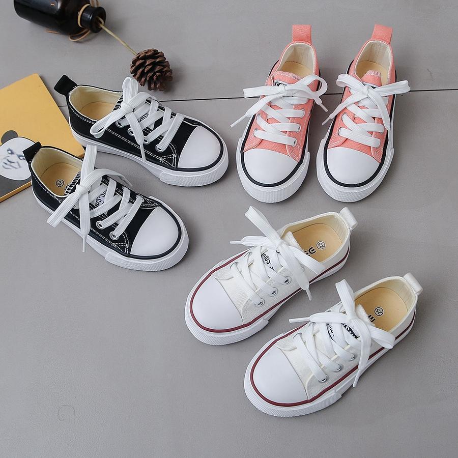 Children's Cloth Fashionable Spring and Autumn Breathable Children's Canvas Shoes Soft Sole Boys and Girls' Shoes Versatile