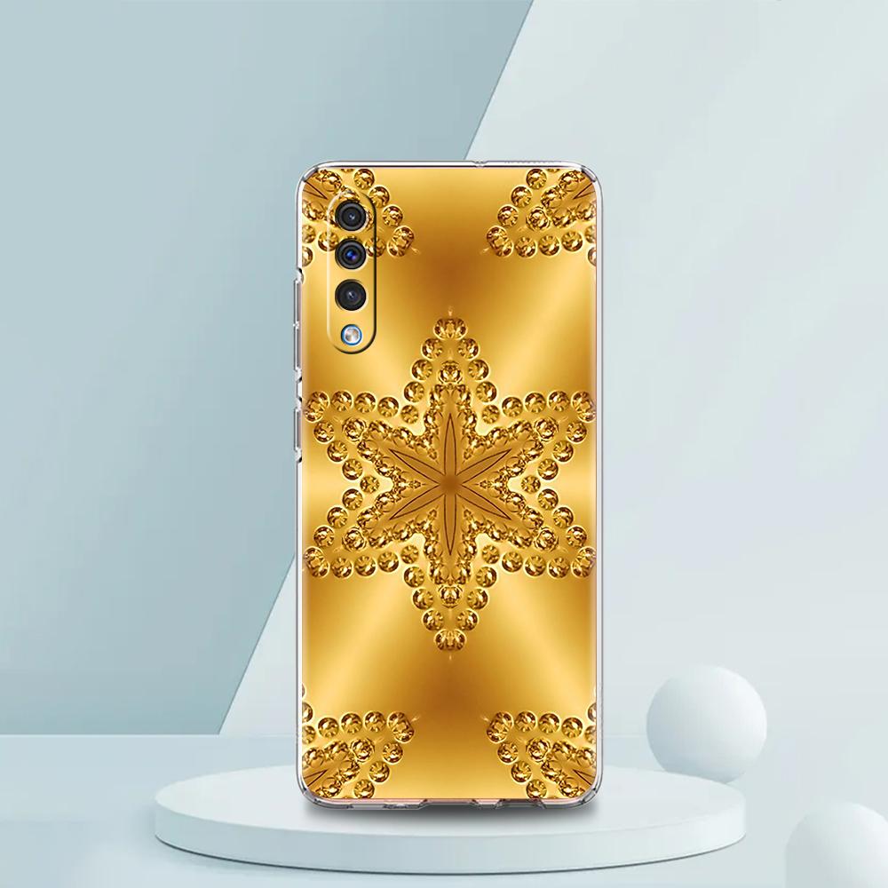 

Gold Foil Art Transparent Phone Case for Samsung Galaxy A12 A50 A52 A70 A40 A10 A20 A30 A02 A03S A04 Cover Silicone Shell Capas Samsung A20e