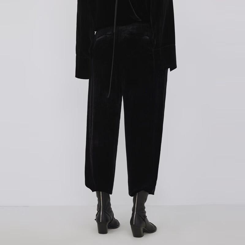 LESS 2023 Autumn Casual Commuter Loose Tapered Pants