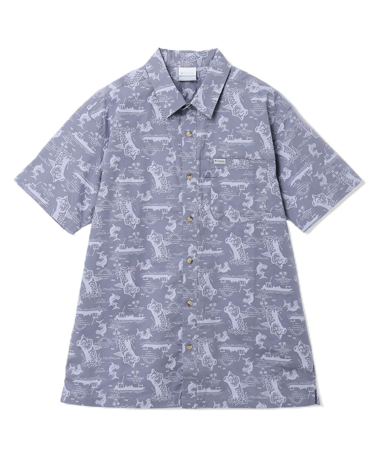 Trollers Vest II Short Sleeve Shirt FM5903 New Moon Flatout Size L [Columbia]