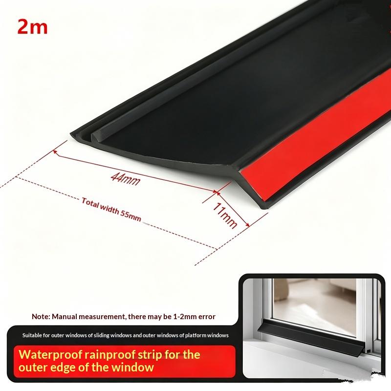 Anti-aging Schuifpui Afdichtingsstrip 0,5/1/2M Water- en Regenwerend Tochtstrip Winddicht voor Thuisgebruik