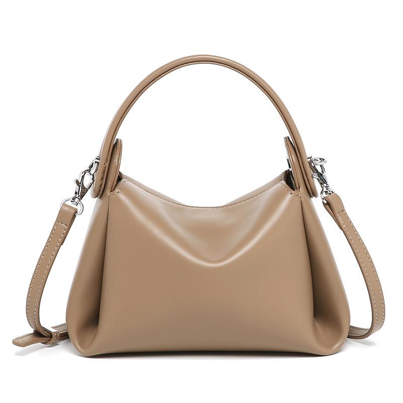 New High-end Soft Leather Cigarette Box Handbag with Niche Design for Summer Single Shoulder Crossbody Stylish Small Bag