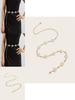 Summer Floral Metal Waist Chain Accessory For Womens Fashion