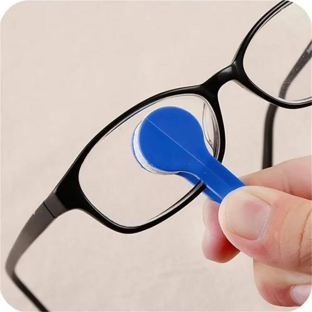 5Pcs Two-side Sun Glasses Cleaning Brush Creative Mini Glasses Cleaner Eyeglass Wiping Tool