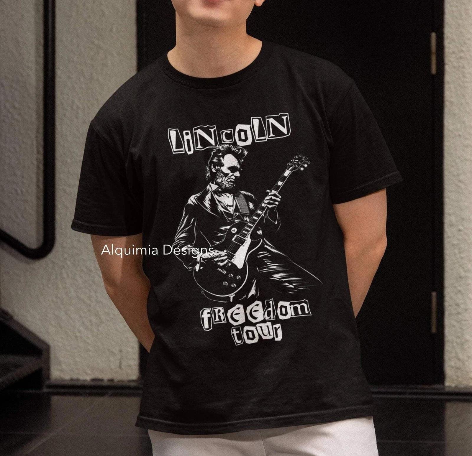 Abraham Lincoln Freedom Tour Shirt - Patriotic US History Teacher Tee S