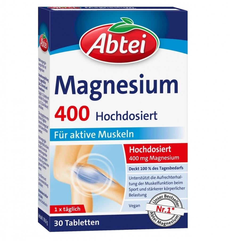 Deutsches Abtei Magnesium 400 30 Tabletten