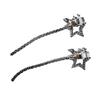 2Pcs Crystal Earphone Clip Open Ear Decorative Clip Earbuds Earphone Accessories Removeable Earphone Decoration