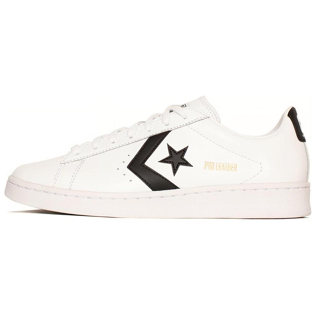 Converse Ox in Pelle Pro 'Bianco Nero' 167237C
