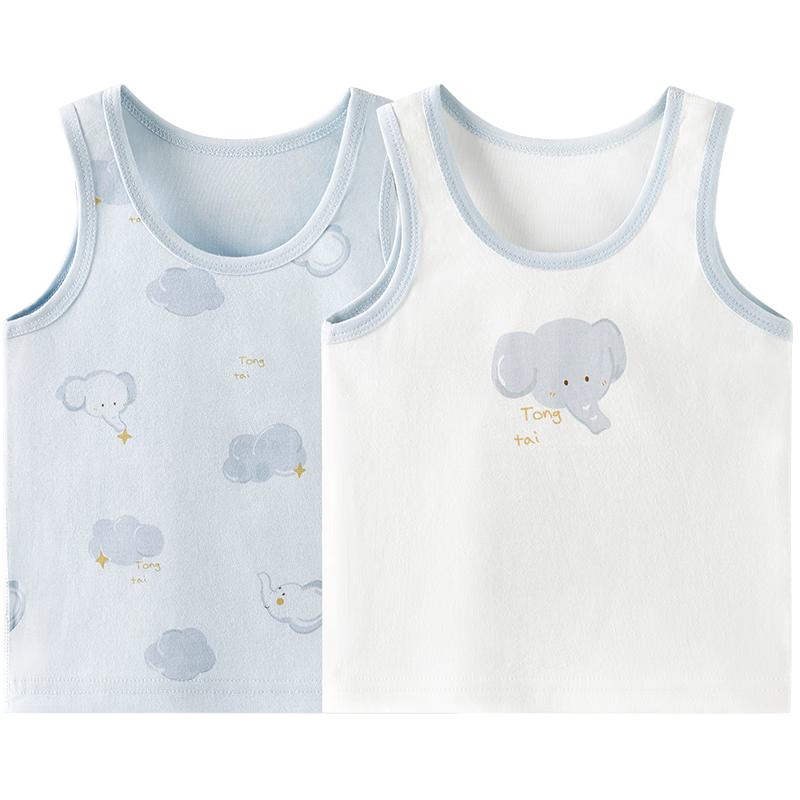 

TONGTAI Baby Pure Cotton Sleeveless Vest 73cm