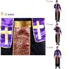 Elegant Western Priest Costume For Men Perfect For Halloween Cosplay And Stage Performances