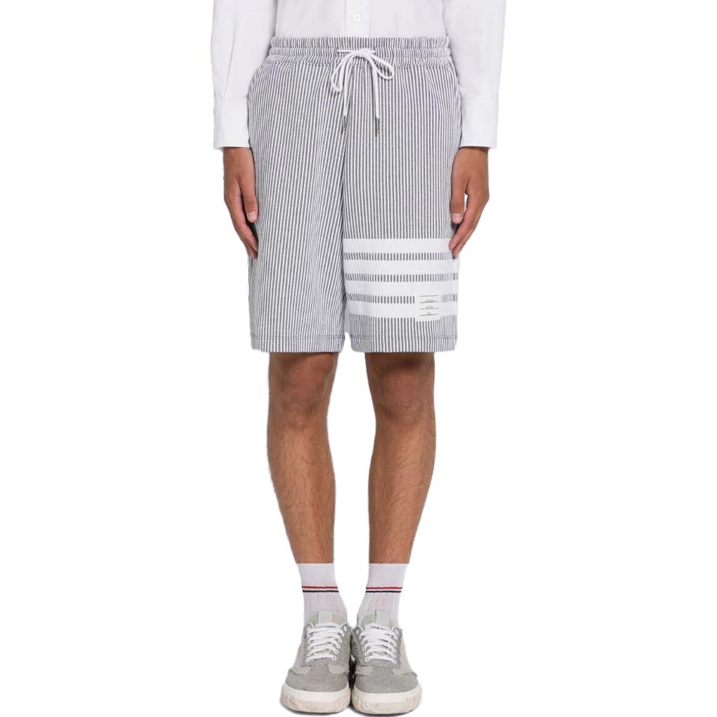 THOM BROWNE 4 Bar Stripe Track Shorts MJQ166A-J0063-055