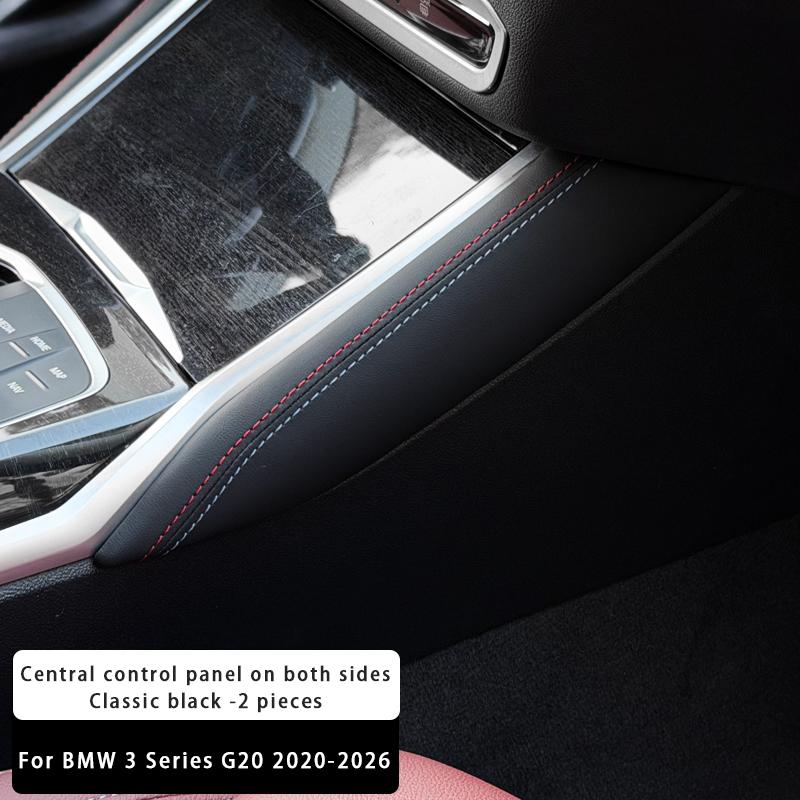 For BMW 3 Series G20 2020-2026 Central Control Gear Panel Trim Strip Car Gear Panel Cover Interior Kit Trim Stickers Accessoires A