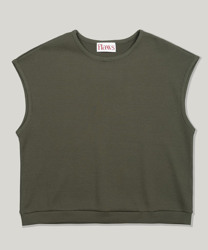 Peullojeulum Soft Waffle Sleeveless [Khaki]