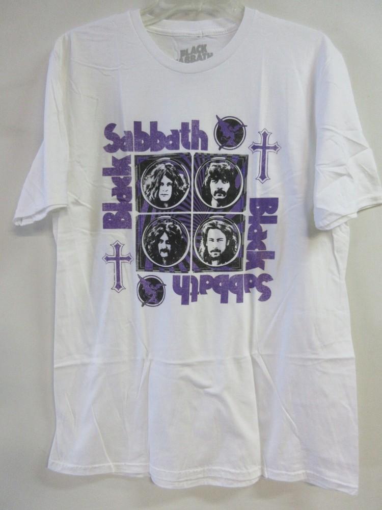 ОФИЦИАЛЬНЫЙ МЕРЧ BLACK SABBATH CORE CROSS БАНД КОНЦЕРТ МУЗЫКА БОЛЬШАЯ Унисекс Футболка XXL