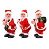 Electric Guitar-Playing Santa Ornament with Music and Dancing Hips