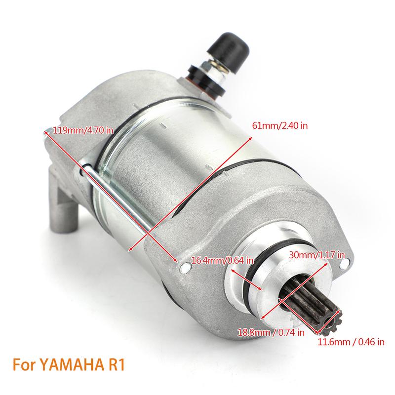 

Motorcycle Starter Motor Fir For Yamaha YZF-R1 R1 2004 -2008 Engine Part NO E5VY-81890-00 5VY-81890-01 4C8-81890-00 4C8-81890-00