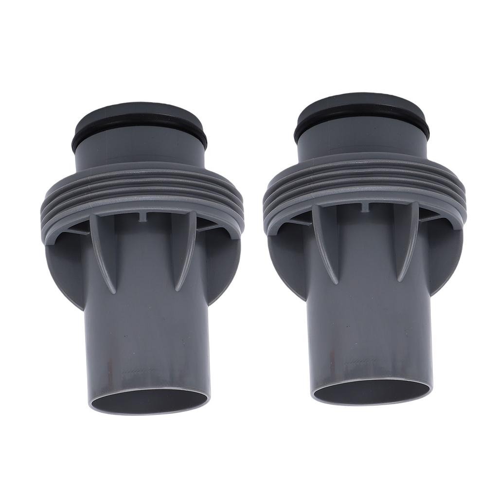 2PCS Pool Hose Adapter Fit for P6916 Good Sealing Plastic 1.5 Inch Pool Filter Pump Hose Adapter E