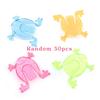 Jumping Frogs 50pcslot Toys Mini Transparent Plastic Children Finger Action Training Toy Birthday Party Favors Little Gifts