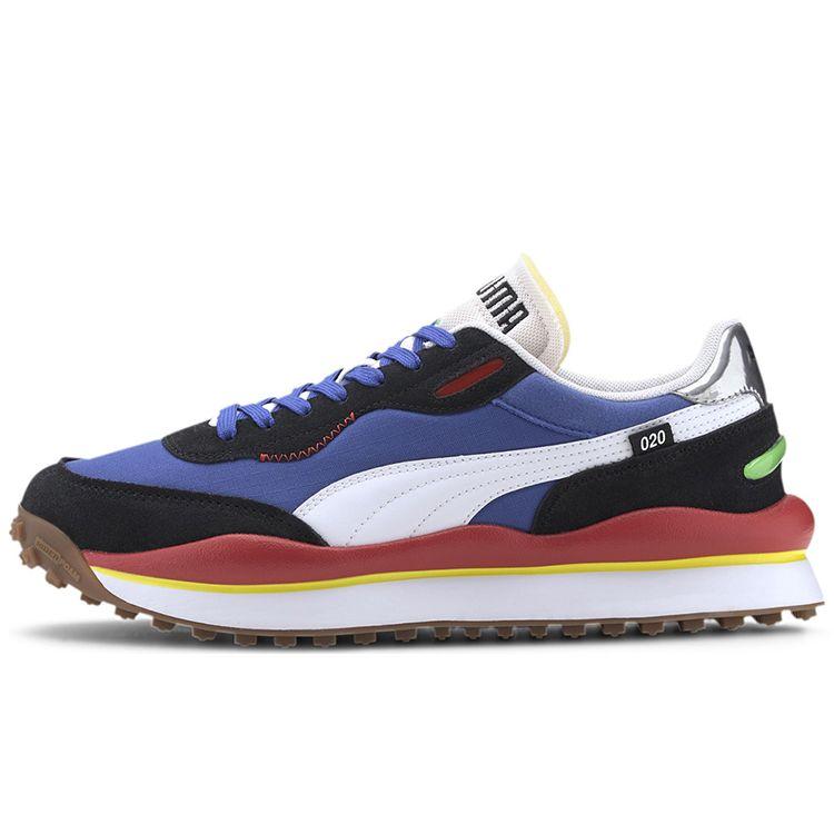 

Кроссовки унисекс Puma Style Rider Play On - Dazzling Blue High Risk Red Черный 371150-01
