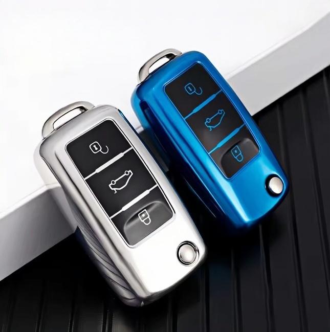 Soft TPU Car Key Bag Cover Case for Volkswagen VW Polo Passat B5 Golf 4 5 6 Jetta Mk6 Tiguan Gol Cross Fox Plus Eos Scirocco Beetle