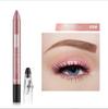 Farb-Lidschattenstift, langlebig, wischfest, Lidschattenstift, Lidschattenstift, glitzernd, glatt, aufhellend, schimmernd, Augen-Make-up, Kosmetik