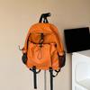 Lightweight Canvas Backpack Women Men Water Resistant Commuter Bag With Multiple Pockets Large Capacity Travel Daypack
