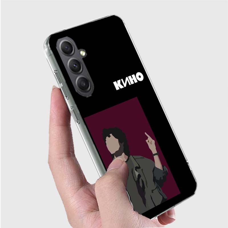 Viktor Tsoi Phone Case for Samsung A16 A26 A36 A56 A17 A37 A57 A07 A06 A02S A03 A04S A05S Galaxy Note 20 10 A50S A71 A51 A31 A30