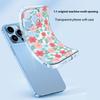 Hot-selling gentle atmosphere pink flower iPhone case iPhone17 anti-drop transparent phone case