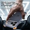 Luxury Metal Aluminum Alloy Frame Lens Protective Phone Case For iPhone 17 16 15 14 13 Pro Max Silicone Lining Shockproof Bumper
