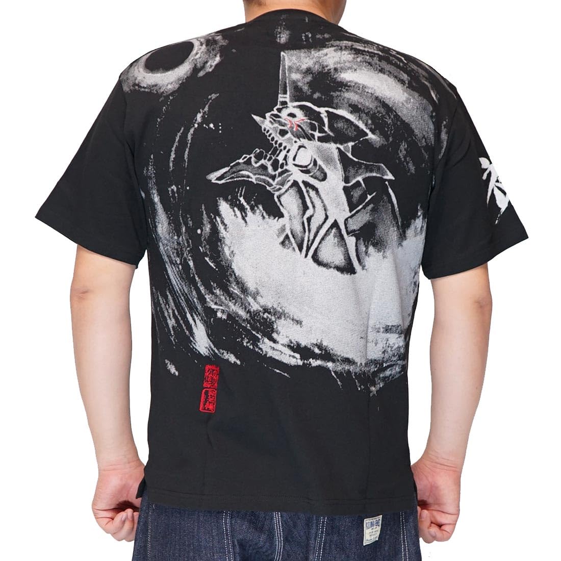 

Футболка мужская с коротким рукавом Sumie Fugetsu и Unit 01 [Nishiki] Evangelion Collaboration 554371-12 Black-XXL