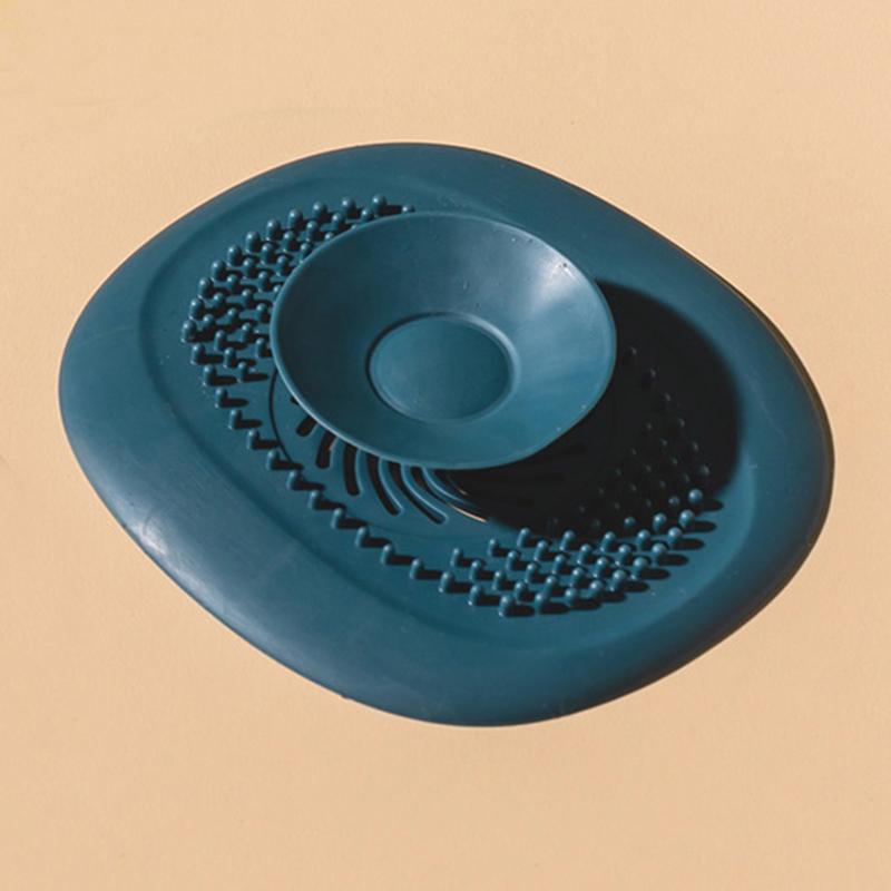 Silicone Anti-blocking Bathtub Stopper For Bathroom Floor Drain Shower Sink Kitchen Household Strainer Tools