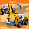 Childrens Toy Excavator With Inertia Drive Large Construction Vehicle For Kids And Parent Interaction