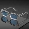 Novos Óculos de Sol Retangulares Vintage Masculinos Moda Retro Óculos de Sol Design de Marca de Luxo Óculos Occhiali UV400 Femininos