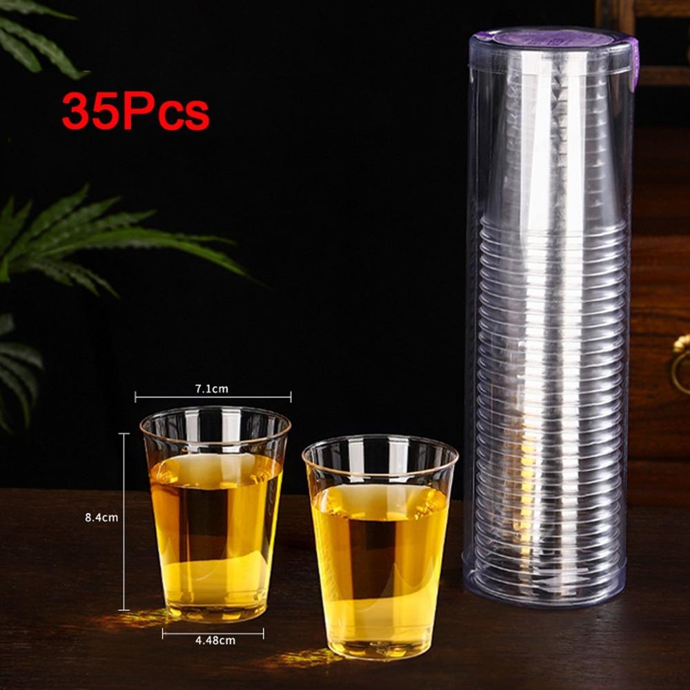 Food Grade Transparent Aviation Cup 200ML Cold Drinks Cups Disposable Water Cup  Camping