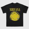 Nirvana Black 100cotton Unisex Tshirt 2026 Summer New Oneck Loose Shirt Y2k Grunge Hiphop Style Unisexs Soft Short Sleeve Shirt