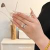 Stylish and High-end Four-leaf Clover Open Ring - Luxurious New Women's Ring