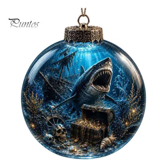 Acryl Ozeanleben Kollektion Weihnachtsbaumkugel Ornament, Klarer Meeres-Leuchtstern Fisch Feiertags-Tischdekoration zum Aufhängen für Weihnachtsbaum,