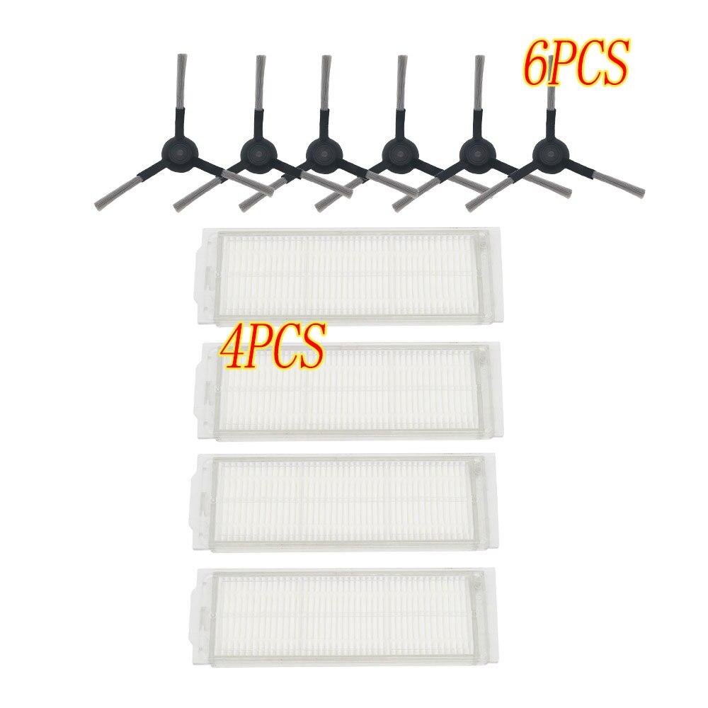 Main Brush Hepa Filter Side Brush Mop Cloth for Xiaomi Robot Vacuum Cleaner STYJ02YM Conga 3490 Viomi V2 PRO Filter V-RVCLM21B