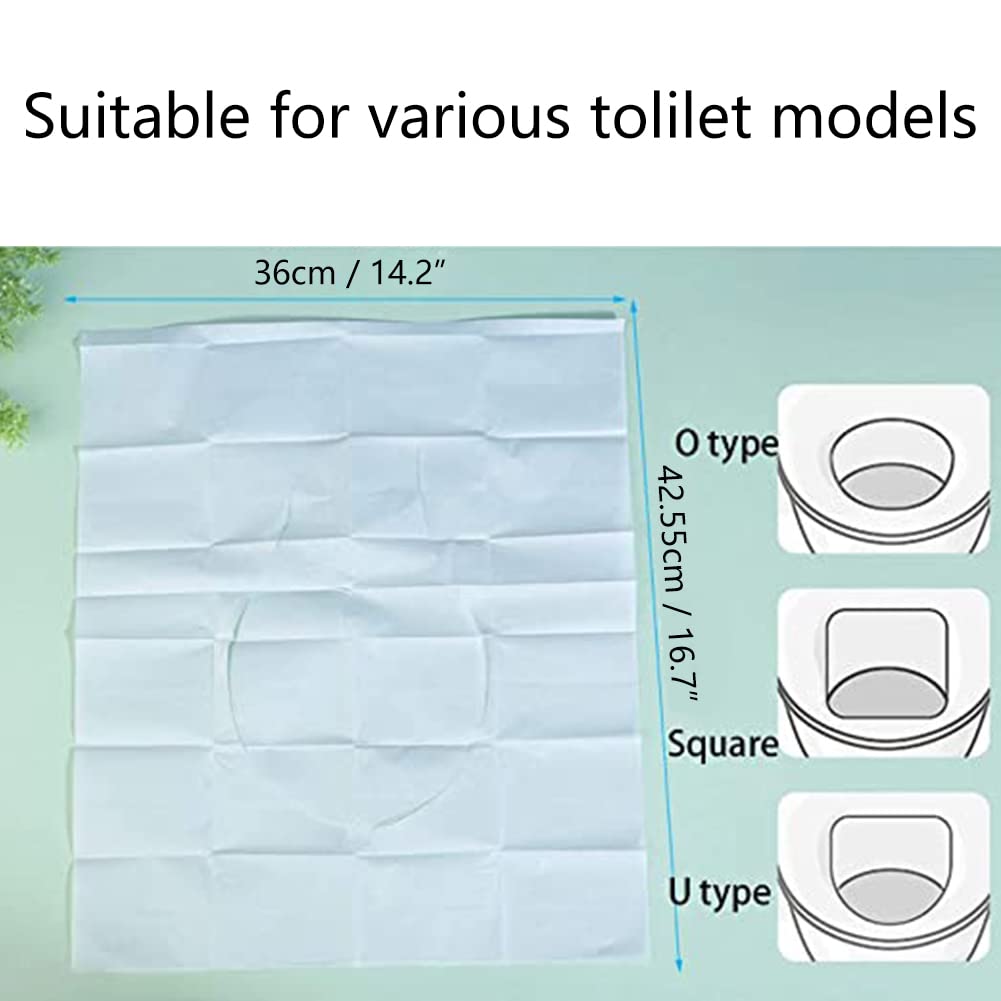 Tumao Toilet Seat Set of Toilet Seat Toilet Antibacterial Hygiene Potty Auxiliary Toilet For Going Toilet Use Sheets, Disposable, 50, Portable,