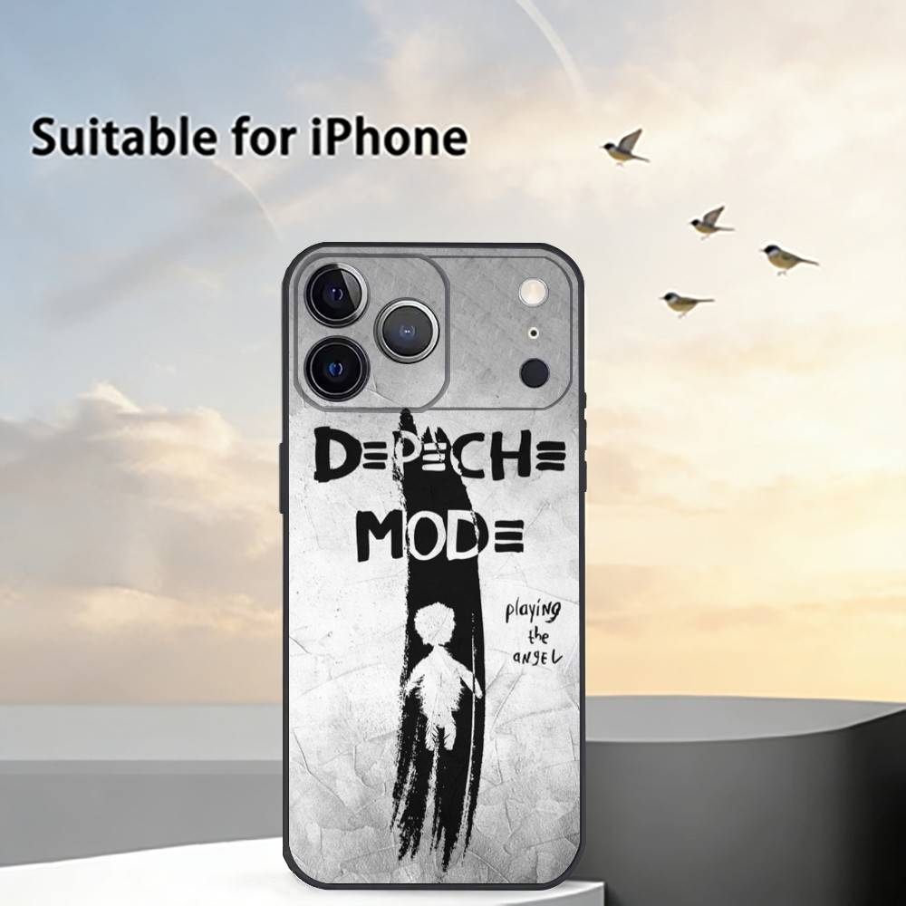

Band Depeches M-Modes Phone Case For iPhone 17,16,15,14,13,12,11 Plus,Pro Max,XS,Soft Silicone Black Cover iPhone17promax