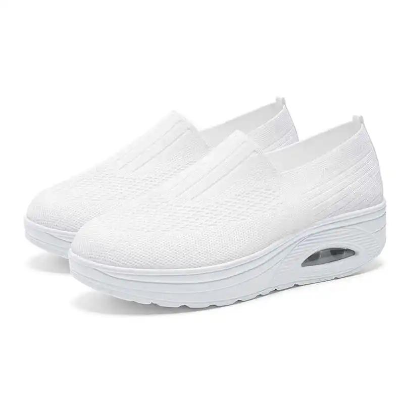 Fashion Formal Lace-free Vulcanized Women's Shoes Flat-heeled Shoes Size 46 Heels Sneakers Sports Brand Name Upper Team Vip Flatas